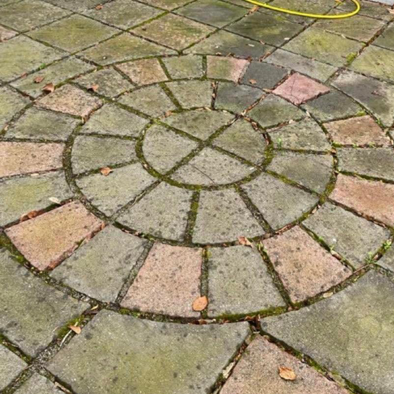 Power Washing - Patio Before
